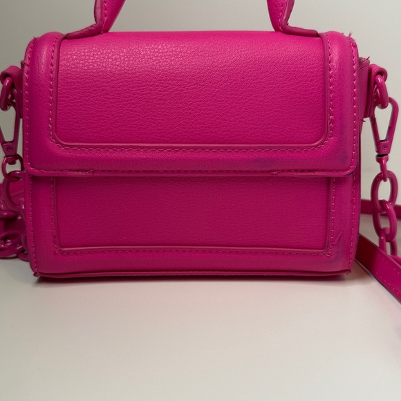 Madden Girl Hot Pink Mini Handbag Crossbody Purse OS Barbiecore Feminine Y2K - Picture 8 of 16